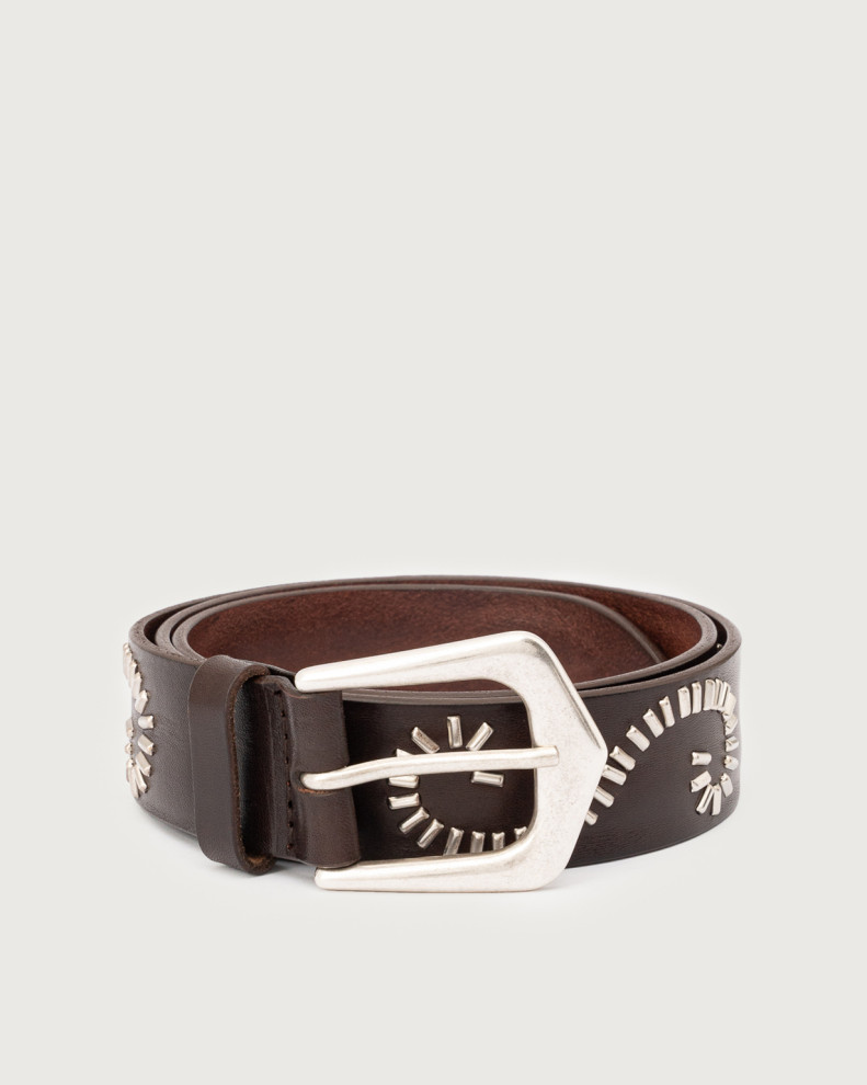 Bull Soft spirals leather belt 3,5 cm