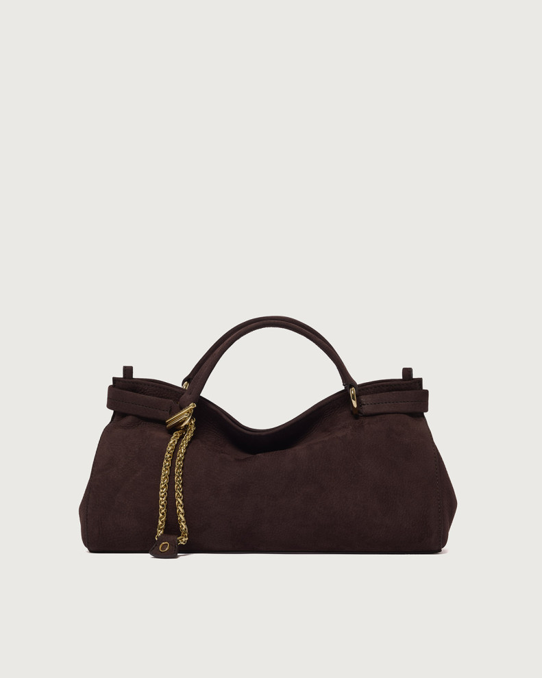 Virgo Nabucco Small nubuck leather handbag