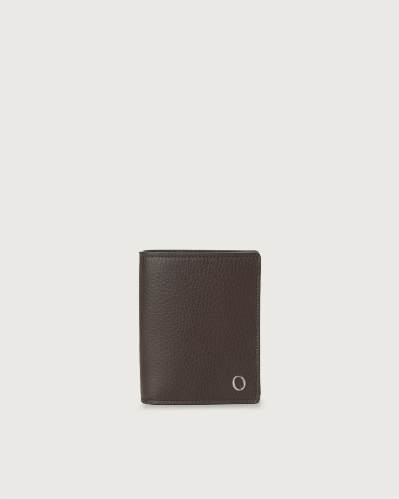 Micron leather wallet with unfolding card holder