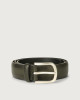 Micron Deep leather belt