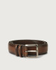 Buffer leather belt 3,5 cm