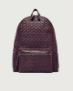 Laio Chevrette Woven leather backpack