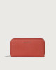 Zip around Soft leather wallet with RFID protection