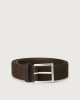 Long Beach nabuck leather belt