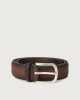 Micron Deep leather belt