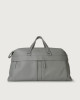 Micron leather duffle bag with shoulder strap