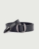Gotham long tip leather belt 3 cm