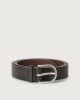 Micron Deep leather belt