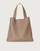 Orciani Jackie Soft leather shoulder bag Leather Taupe