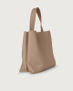 Orciani Jackie Soft leather shoulder bag Leather Taupe