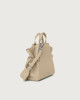 Orciani Fan Soft small leather handbag Leather Sand