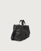 Orciani Chevrette large leather weekender bag Leather Black