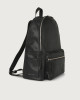 Orciani Chevrette leather backpack Leather Black