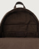 Orciani Chevrette Woven leather backpack Leather Chocolate