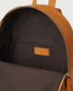 Orciani Micron Leather Backpack Grained leather Ocher