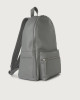 Orciani Laio Micron Leather Backpack Grained leather Light grey