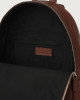 Orciani Micron Leather Backpack Grained leather Cognac