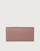 Orciani Micron leather envelope wallet with RFID Leather Mauve