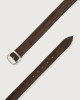 Orciani Hunting Double suede and leather belt 3,5 cm Leather, Suede Chocolate