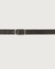Orciani Bali classic leather belt 3 cm Leather Black