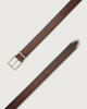 Orciani Buffer leather belt Leather Cognac