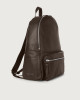 Orciani Micron Leather Backpack Grained leather Ebony