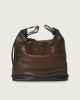 Orciani Micron Deep leather crossbody bag Leather Brown