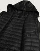 Orciani Nappa leather jacket with hood Leather Black