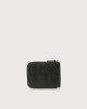 Orciani Frog leather wallet with coin pocket Black