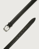 Orciani Bull Soft B leather belt 3 cm Leather Black