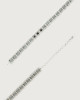 Orciani Smart Crystal jewel belt BLACK