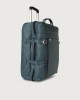 Orciani Micron leather two wheels trolley Grained leather Blue