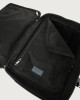 Orciani Micron leather two wheels trolley Grained leather Blue