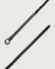 Orciani Couture stretch leather belt 1,5 cm Leather Black