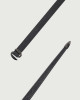 Orciani Gotham long tip leather belt 3 cm Patent leather Black