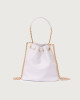 Orciani Nest Vanity Oro leather mini bucket bag Leather white