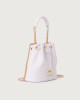 Orciani Nest Vanity Oro leather mini bucket bag Leather white