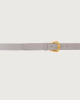 Orciani Vanity leather belt 3 cm Leather Grey