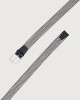Orciani Sea Elast cotton and leather belt 3,5 cm Canvas, Leather Unique