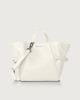 Orciani Fan Soft small leather handbag Leather White