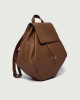 Orciani Soft leather backpack Grained leather Honey