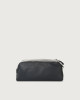 Orciani Micron leather shoe bag Grained leather Navy