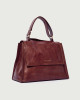 Orciani Sveva Notturno Oro Medium leather handbag with strap Leather rust