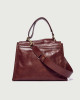 Orciani Sveva Notturno Oro Medium leather handbag with strap Leather rust