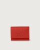 Orciani Soft leather wallet with RFID protectrion Grained leather, Leather Marlboro red