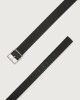 Orciani Micron Double reversible leather belt Leather Black+Mud