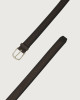 Orciani Nabucco Brushed nubuck leather belt 3,5 cm Chocolate