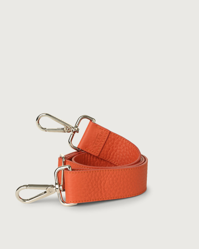 Orciani Soft adjustable leather strap Leather Coral