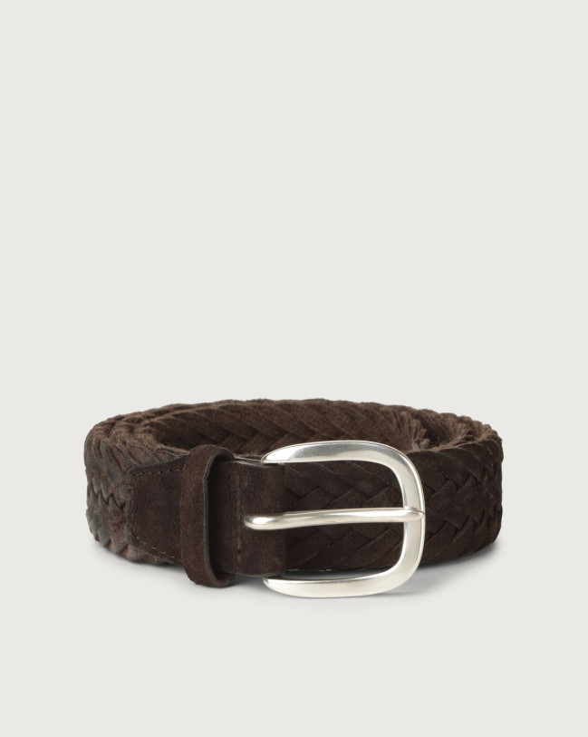 Orciani Winter Suede suede belt Suede Chocolate