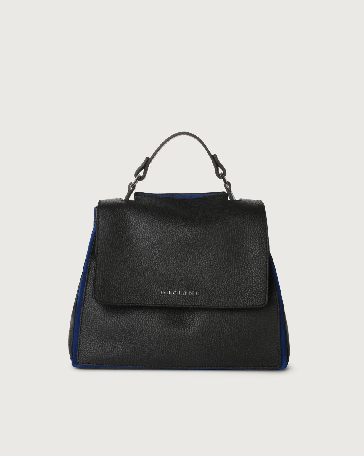 ORCIANI Sveva Warm Color small leather handbag color Blue